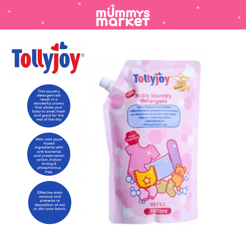 Tollyjoy Baby Laundry Detergent Anti-Bacterial Refill 1000ml